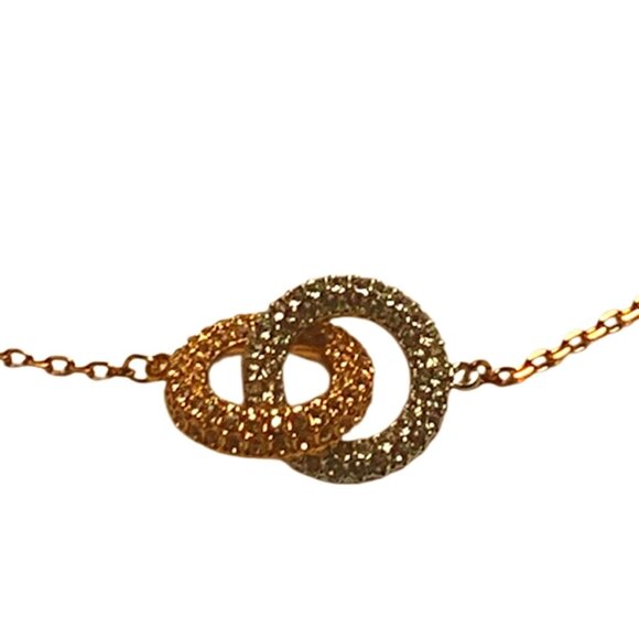 Swarovski Stone Necklace Multicolor Crystal Rose Gold-PVD  5414999 - Picture 3 of 7